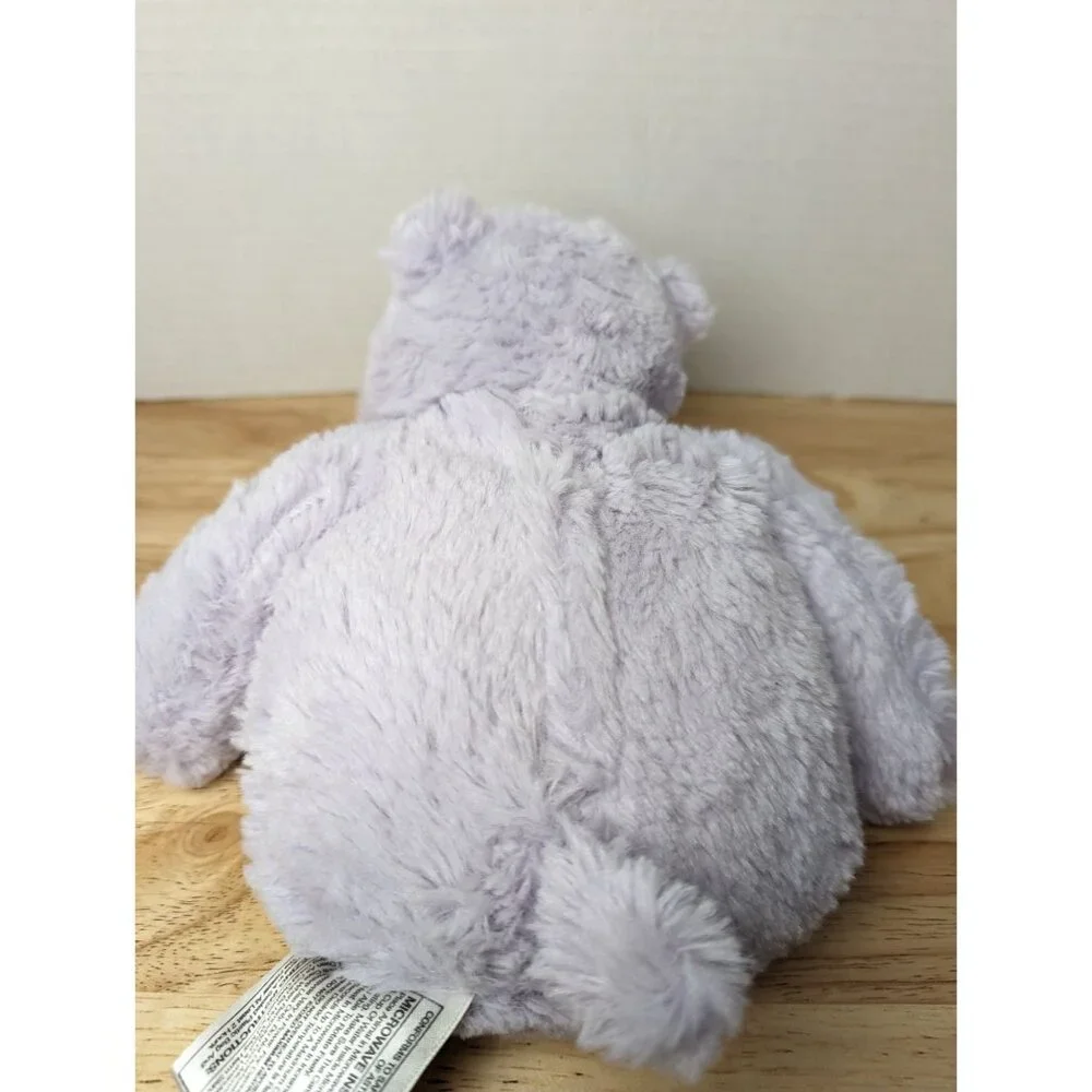 Cozy Hugs weighted stuffed animal toy pale purple Hippopotamus 11x4x2 inch
